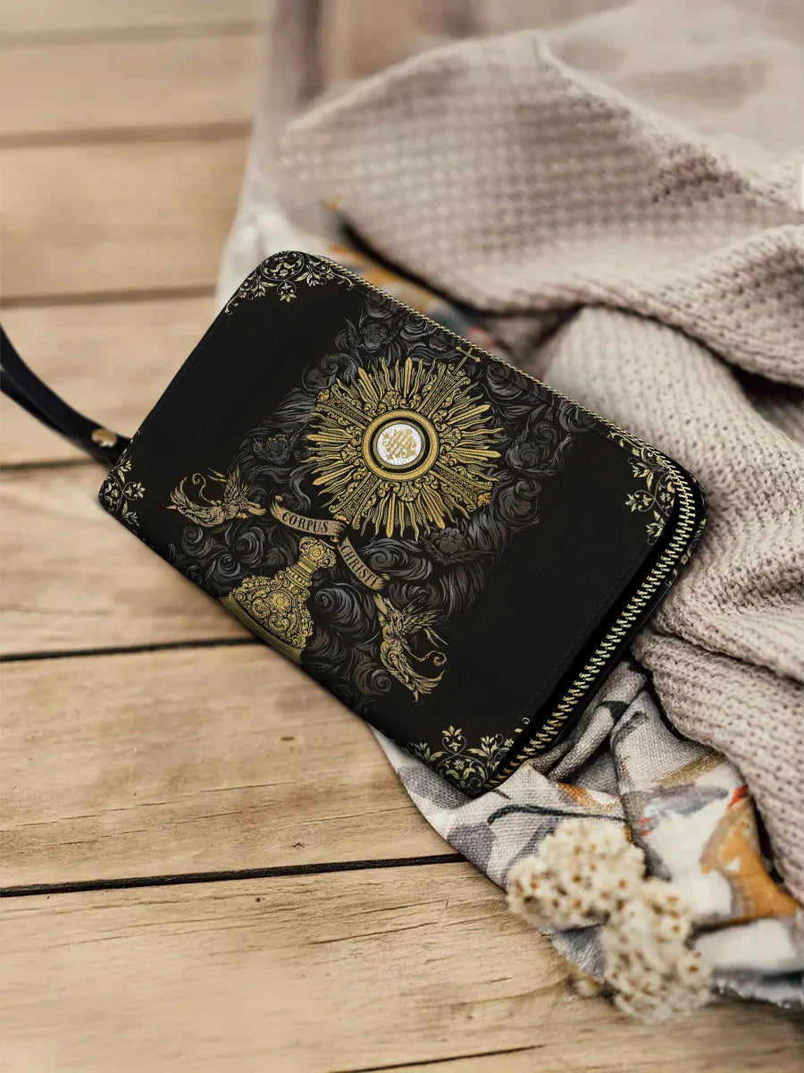 Divina  The Corpus Christi Elegance Leather Wallet Purse
