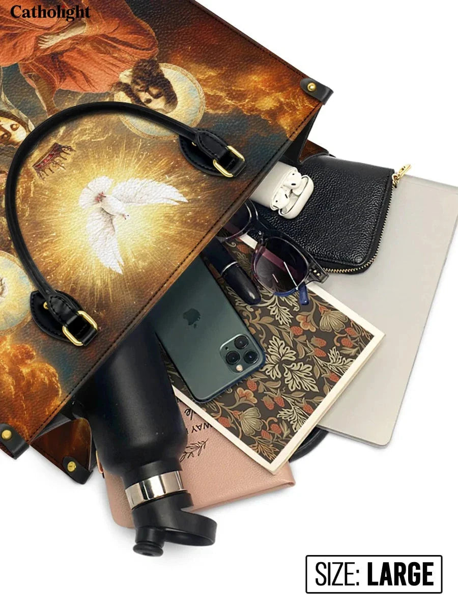 Divina  Coronation Of Mary Leather Bag