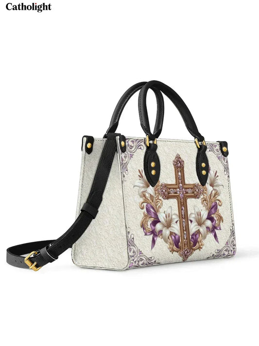 Divina  Faith & Florals Leather Bag