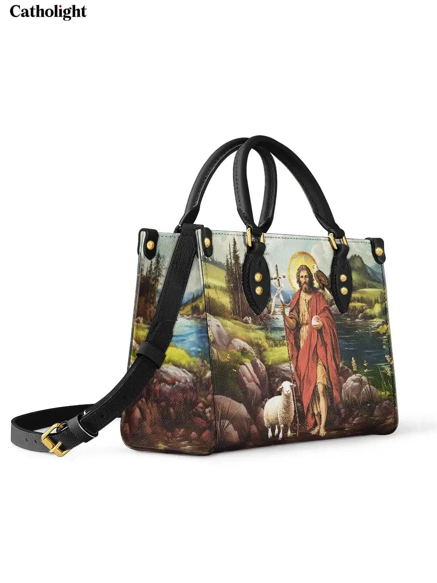 Divina  Saint John The Baptist Shepherd Leather Bag