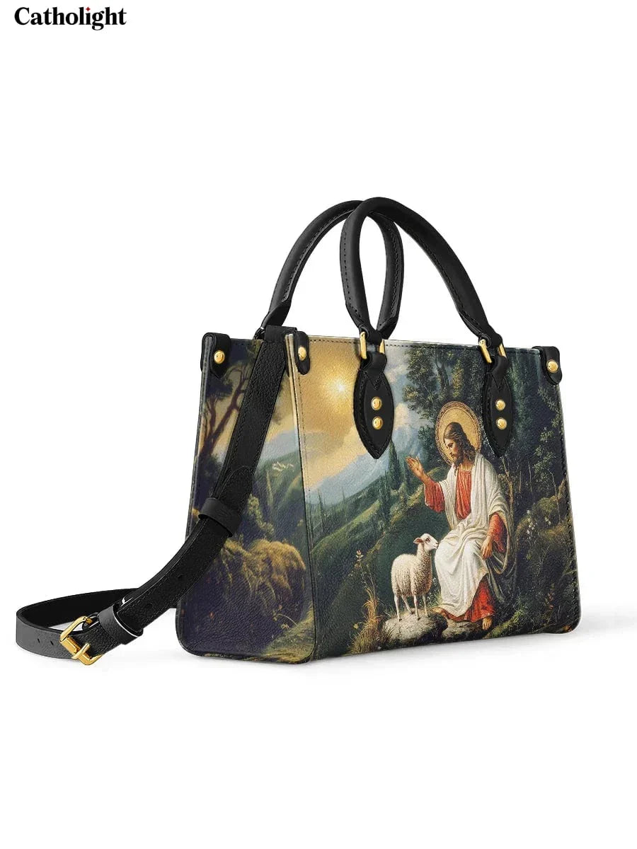 Divina  The Divine Shepherd's Grace Leather Bag