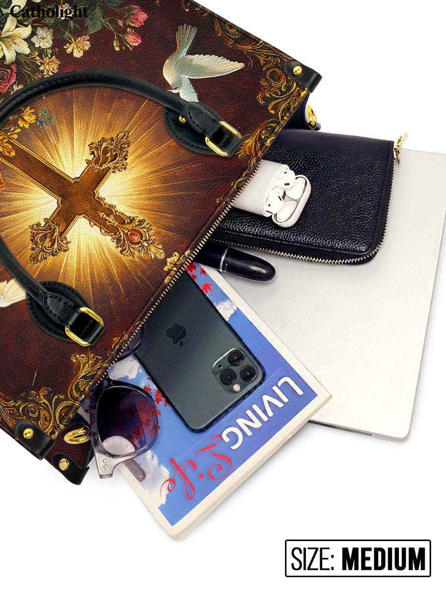 Divina  Radiance of the Cross Leather Bag