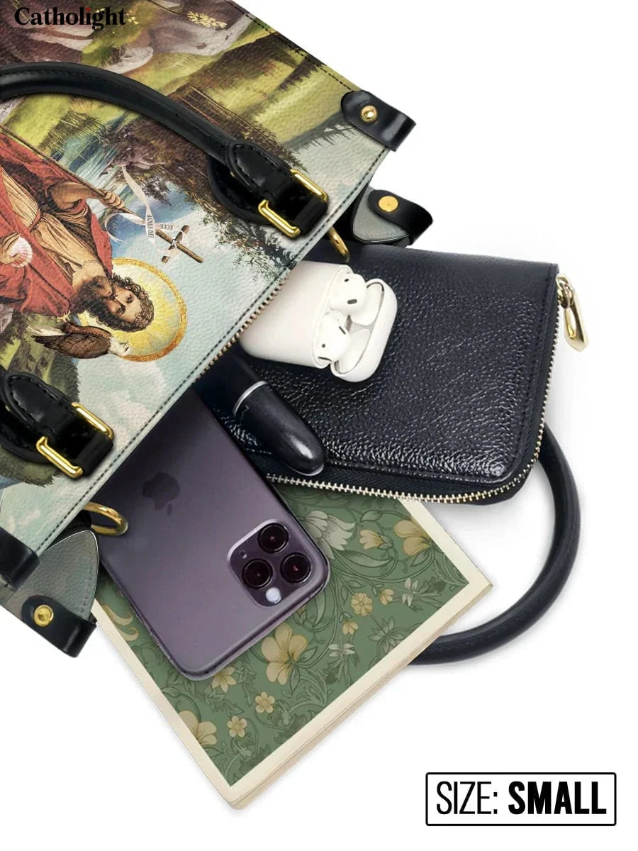 Divina  Saint John The Baptist Shepherd Leather Bag