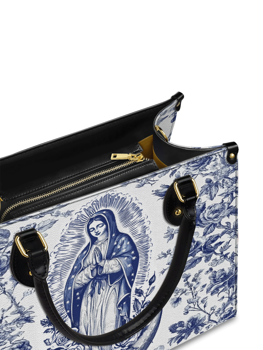 Divina Sacred Serenity Virgin Mary Leather Bag