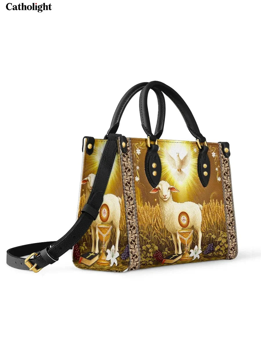 Divina  The Lamb Of Redemption Leather Bag