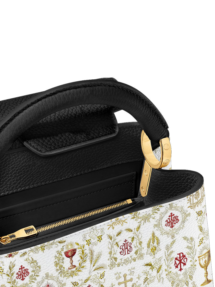 Divina The Timeless Faith Leather Satchel Bag