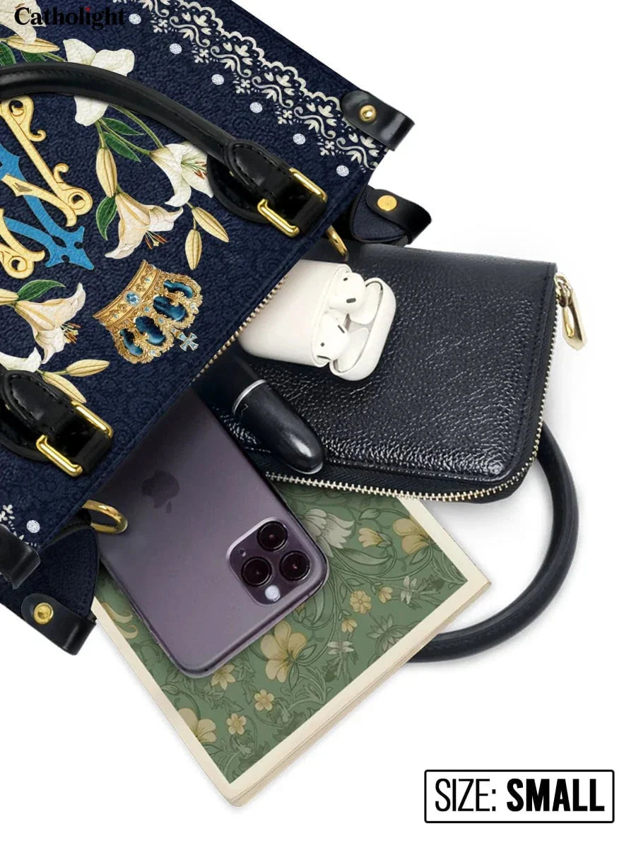 Divina  Crown Of Grace Leather Bag