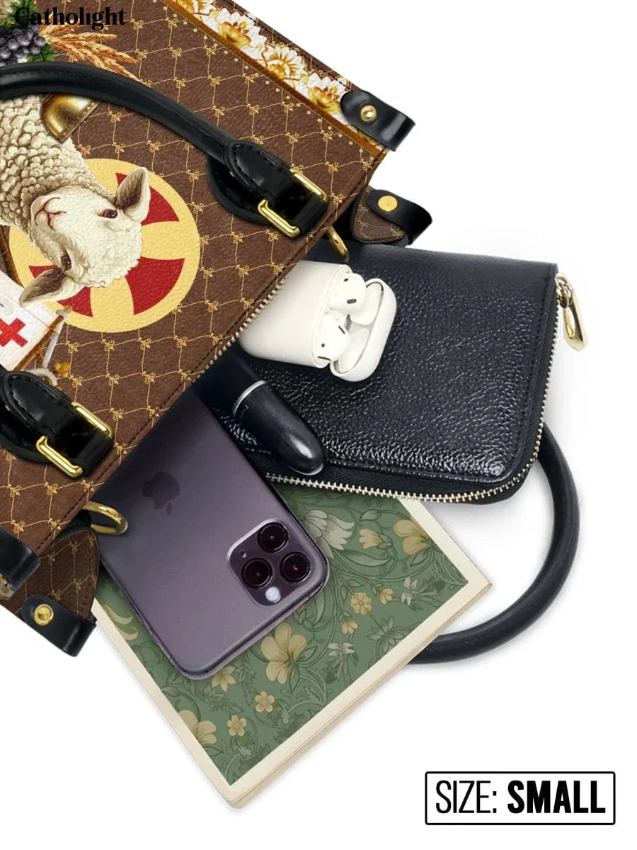 Divina  Agnus Dei Leather Bag