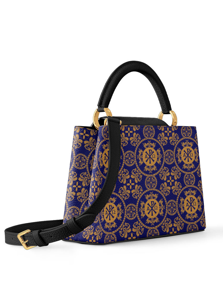 Divina Eternal Majesty Leather Satchel Bag