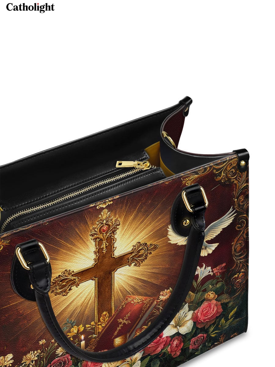 Divina  Radiance of the Cross Leather Bag