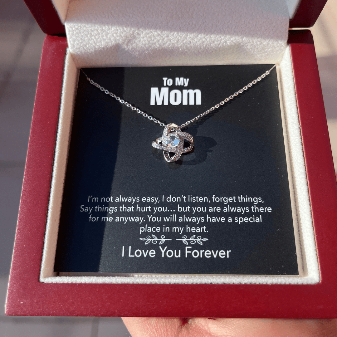 "To My Mom" STAR OF FAITH Necklace & I Love You Card