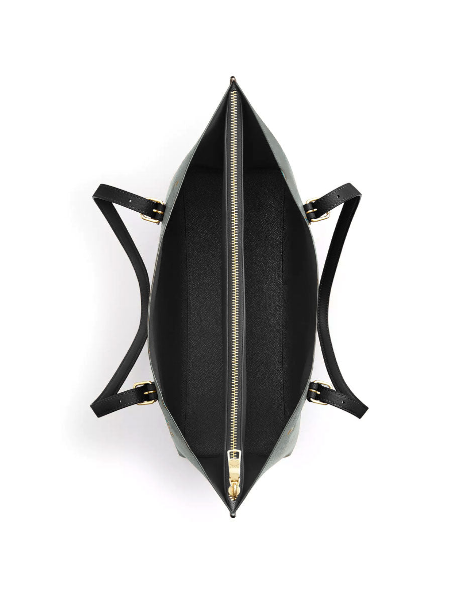 Divina The Crescent of Serenity Leather Tote Bag