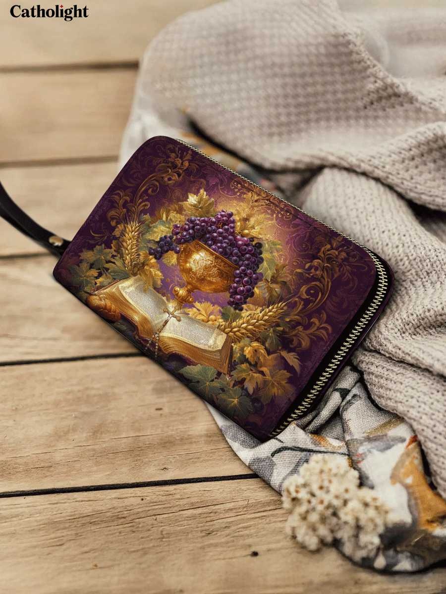 Divina  The Chalice of Abundance - Leather Wallet Purse