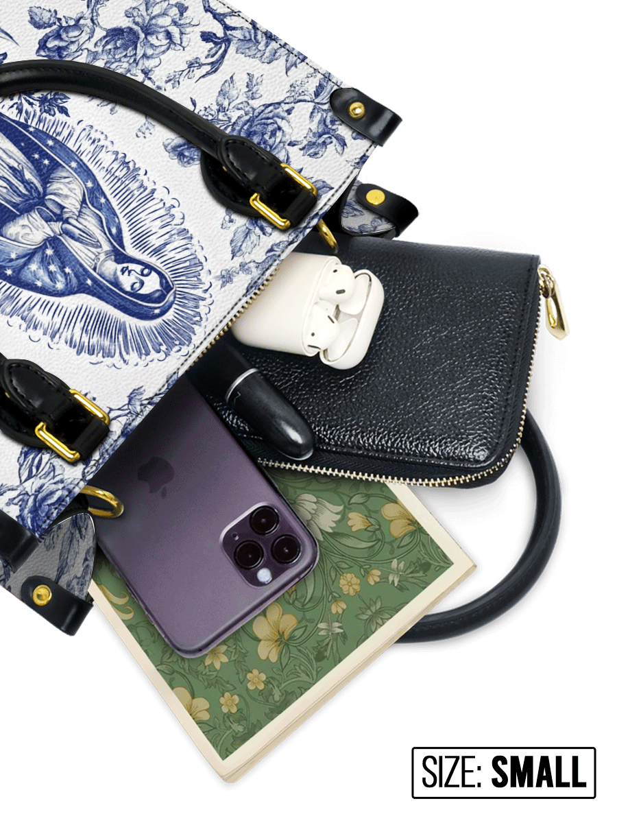 Divina Sacred Serenity Virgin Mary Leather Bag