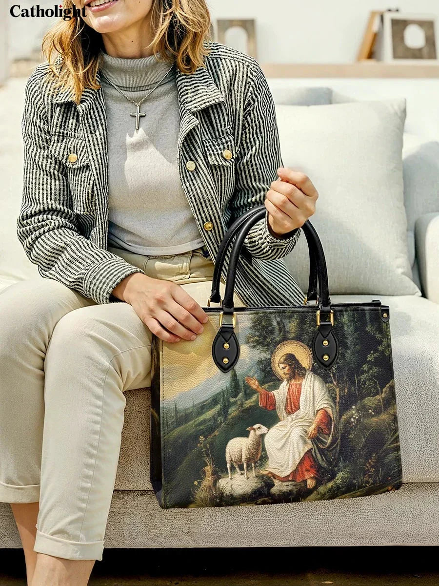Divina  The Divine Shepherd's Grace Leather Bag
