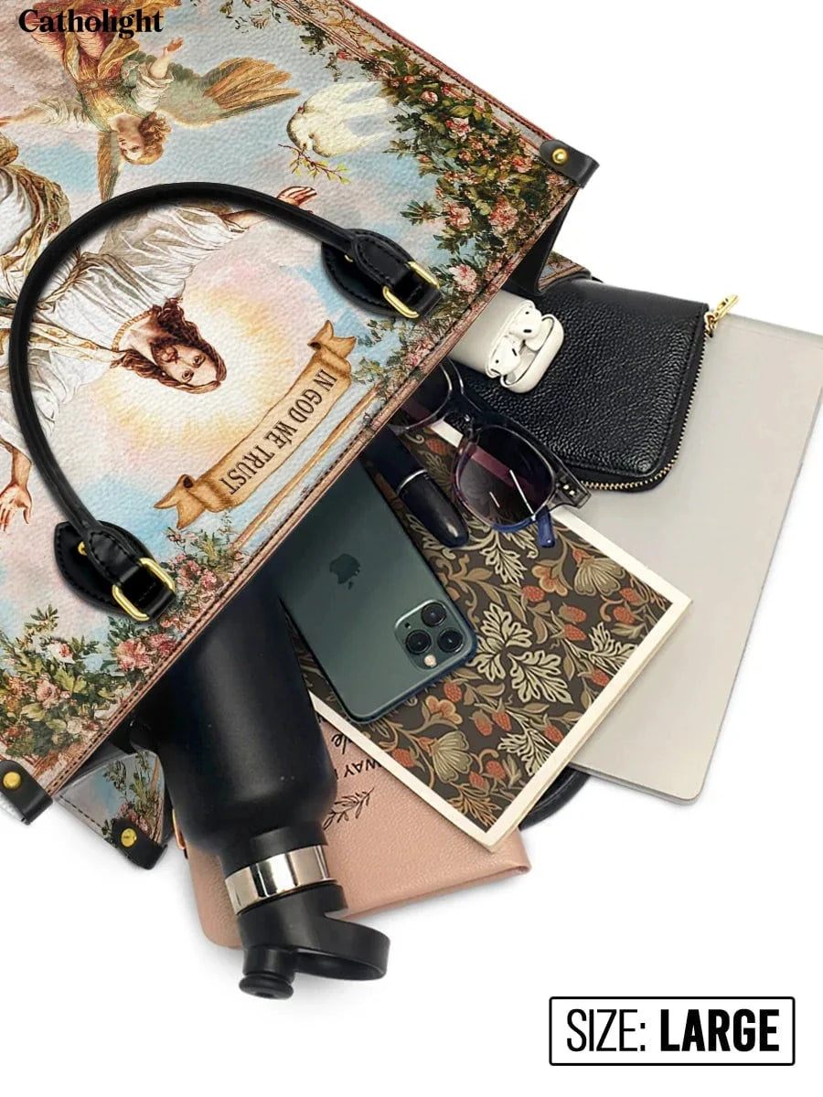 Divina  In God We Trust Leather Bag