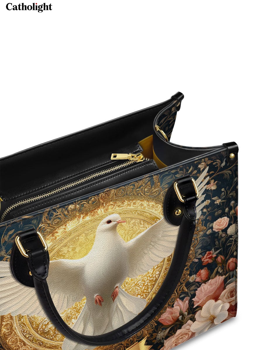 Divina Dove of Eternal Light Personalized Leather Bag