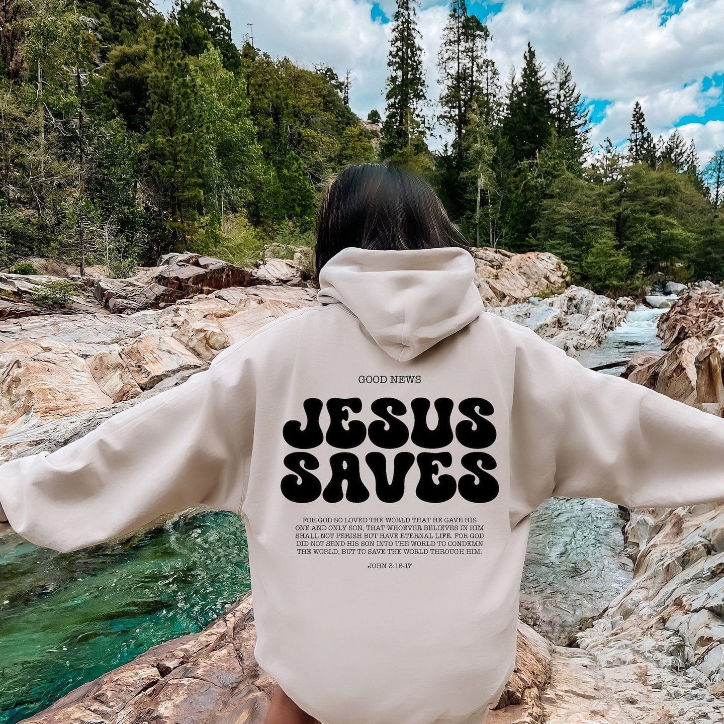 "Jesus Saves" Hoodie by Divina