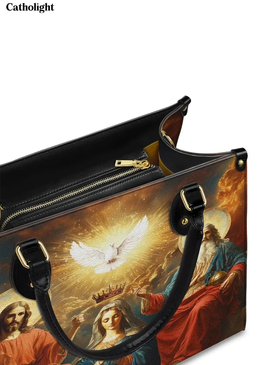 Divina  Coronation Of Mary Leather Bag