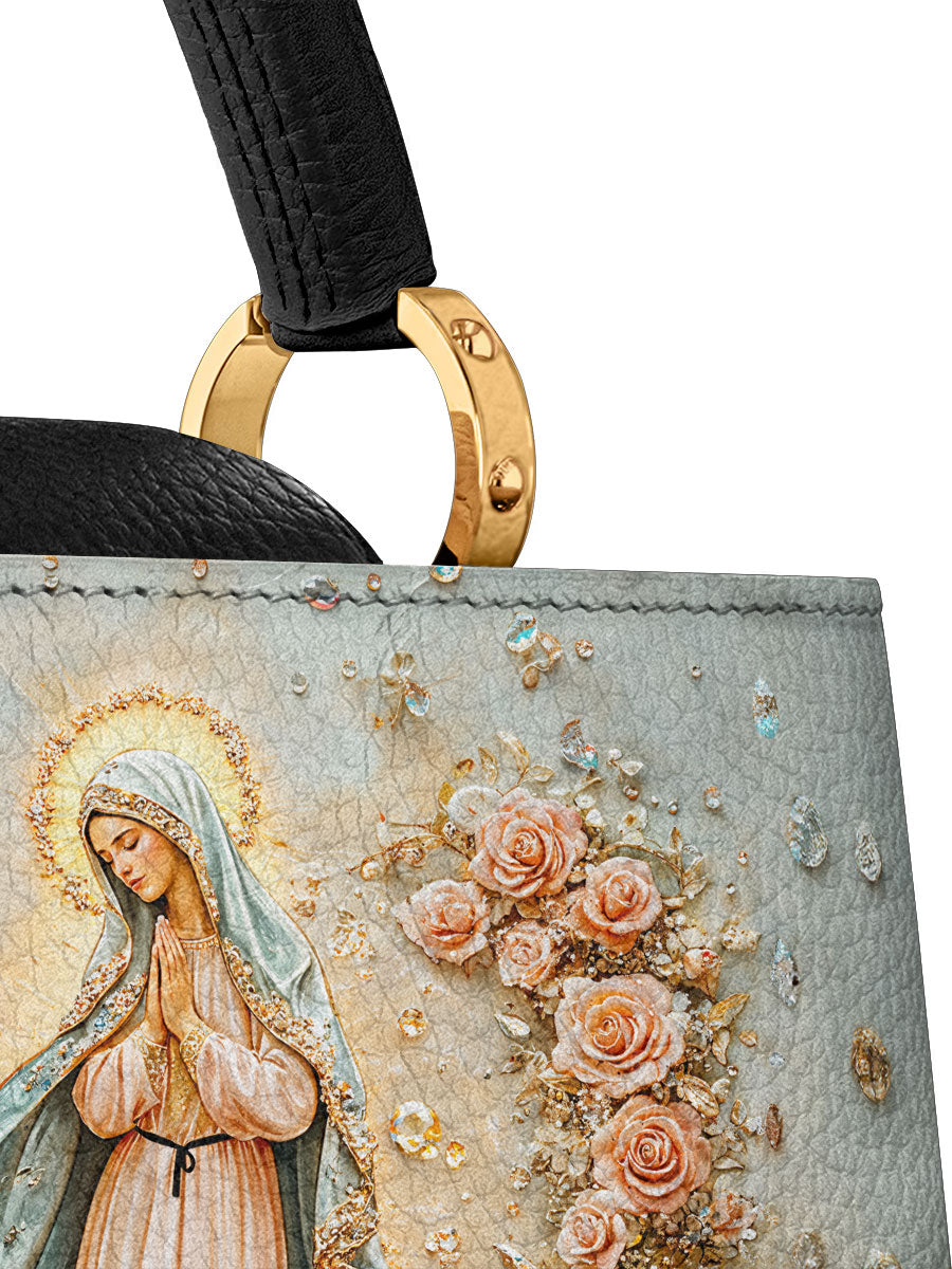 Divina The Crescent of Serenity Leather Satchel Bag