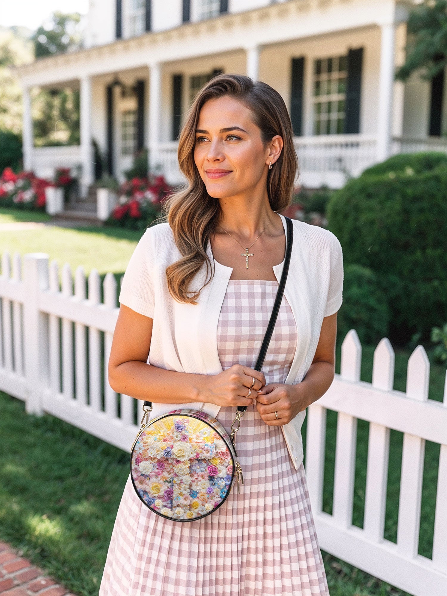 "Lumina" Circle Crossbody Bag