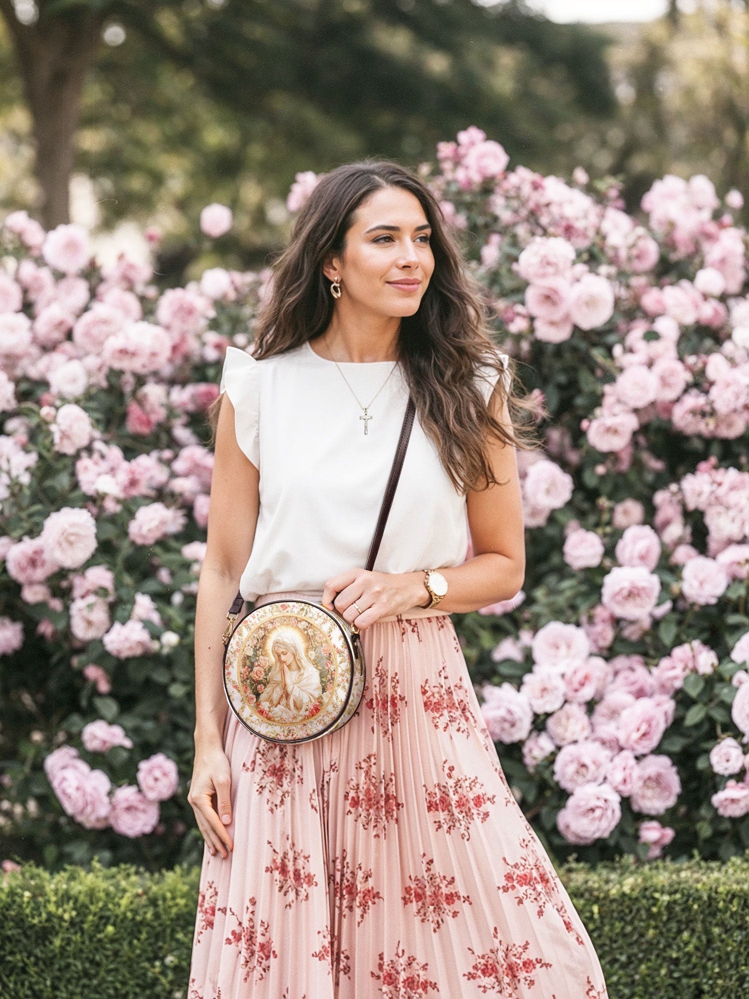 "Gratia" Circle Crossbody Bag