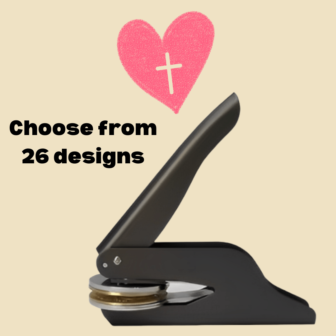 Divina Custom Book Embosser (Comes with free embosser gift box)