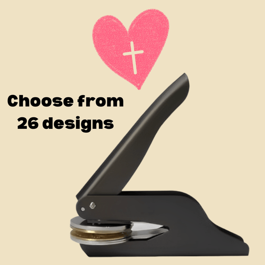 Divina Custom Book Embosser (Comes with free embosser gift box)