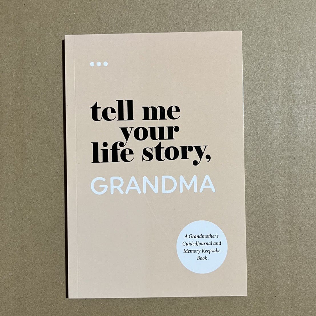 Tell Me Your Life Story Notepad