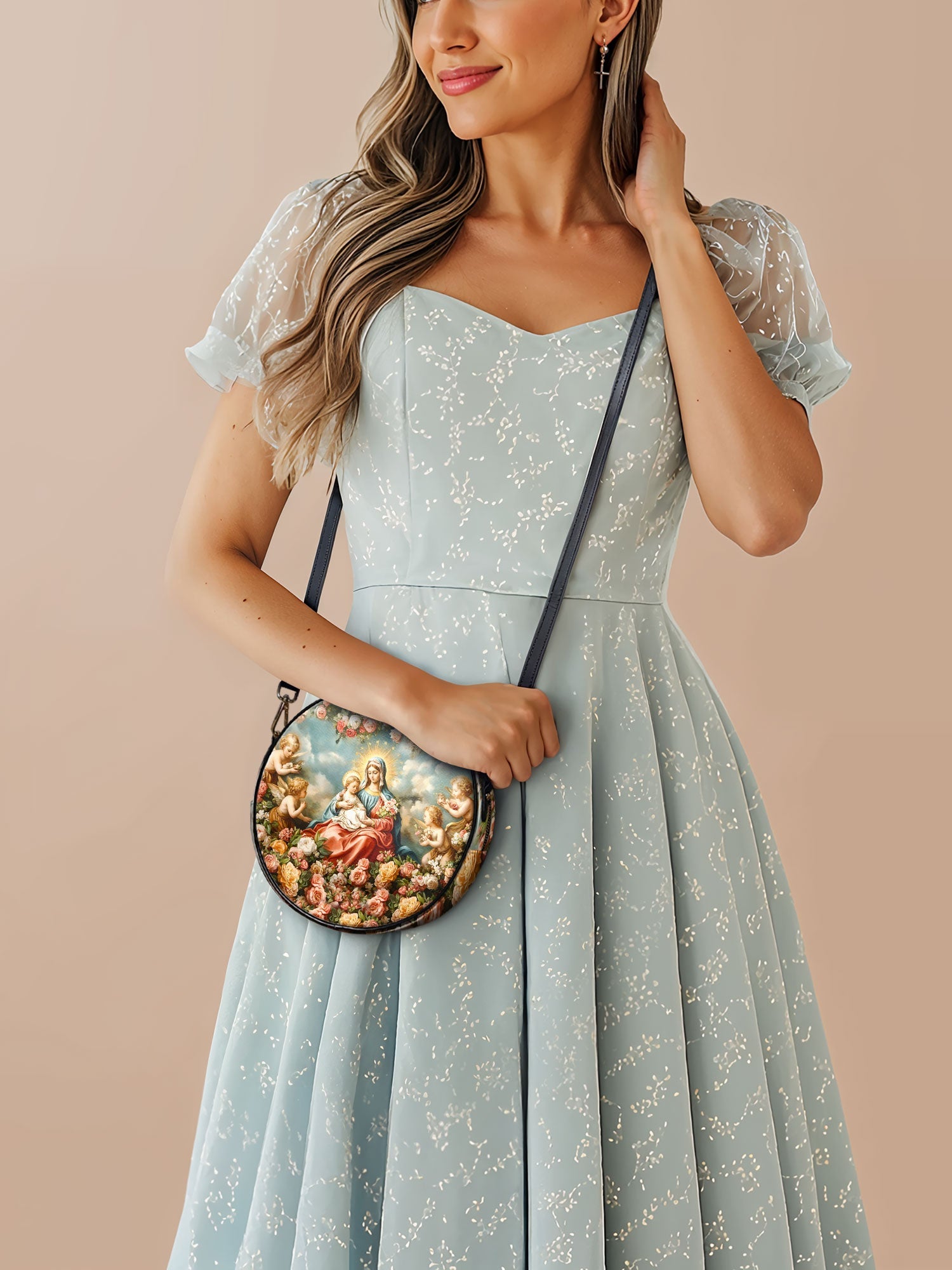 "Rosaria" Circle Crossbody Bag