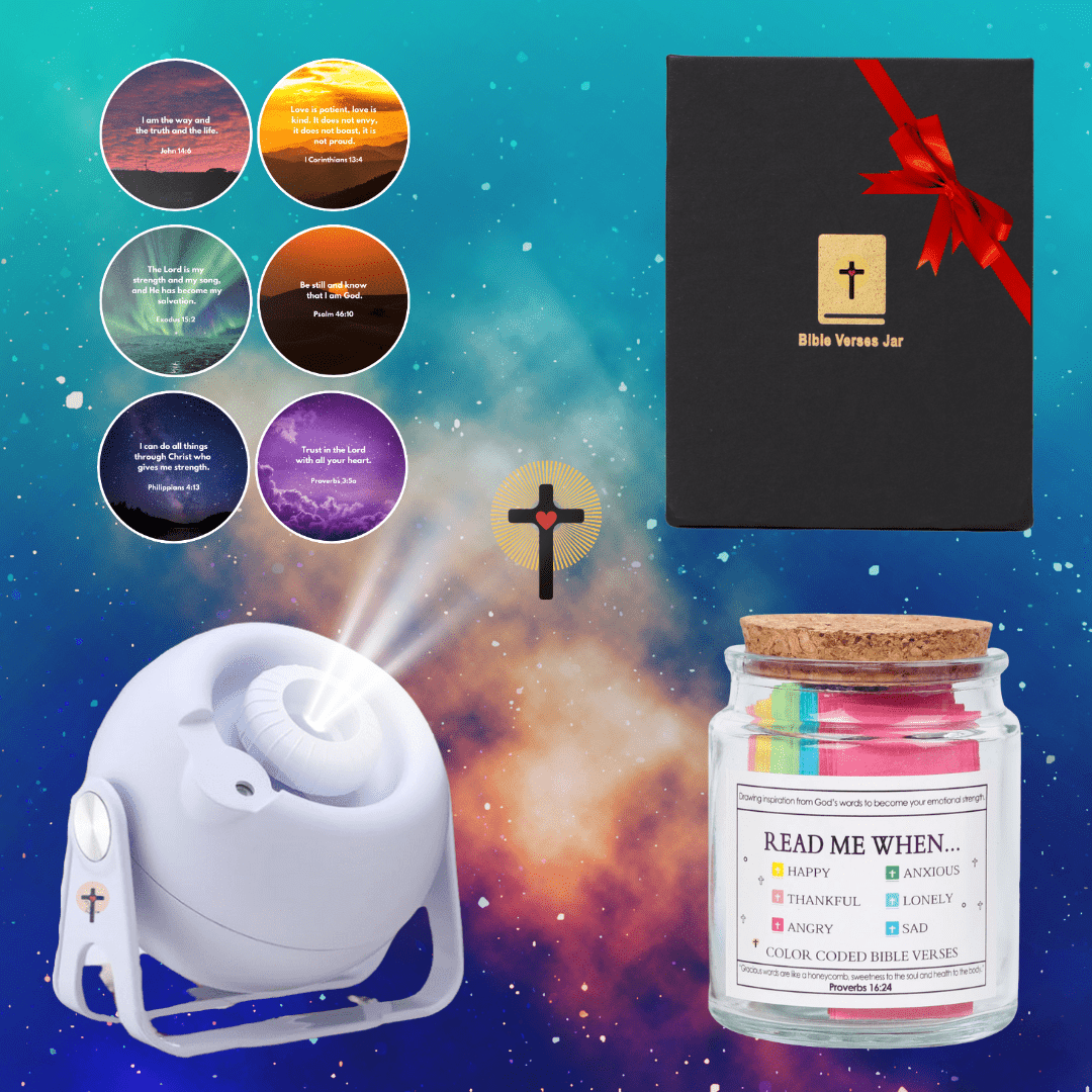 (KIDS GIFTING BUNDLE) Bible Galaxy Full Set (Bible Jar + Projector)