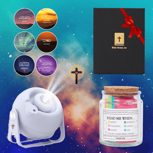 (KIDS GIFTING BUNDLE) Bible Galaxy Full Set (Bible Jar + Projector)