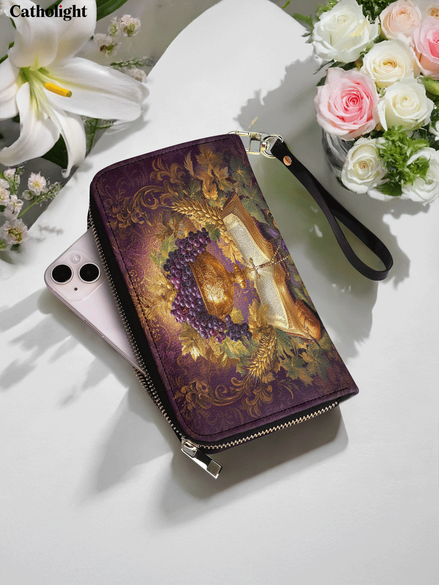 Divina  The Chalice of Abundance - Leather Wallet Purse
