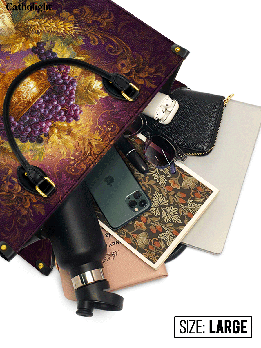 Divina  The Chalice of Abundance Leather Bag