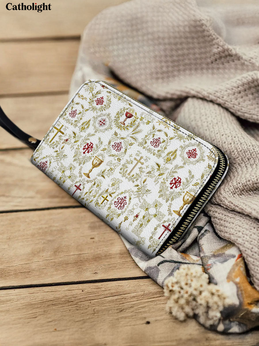 Divina  The Timeless Faith Leather Wallet Purse