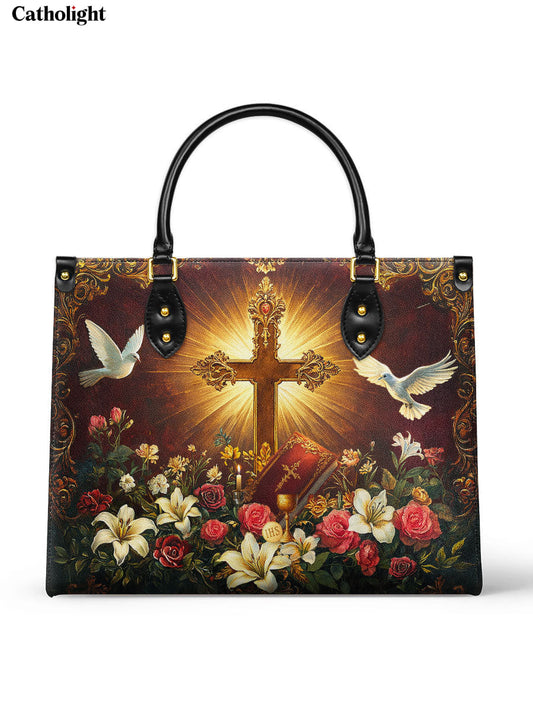 Divina  Radiance of the Cross Leather Bag