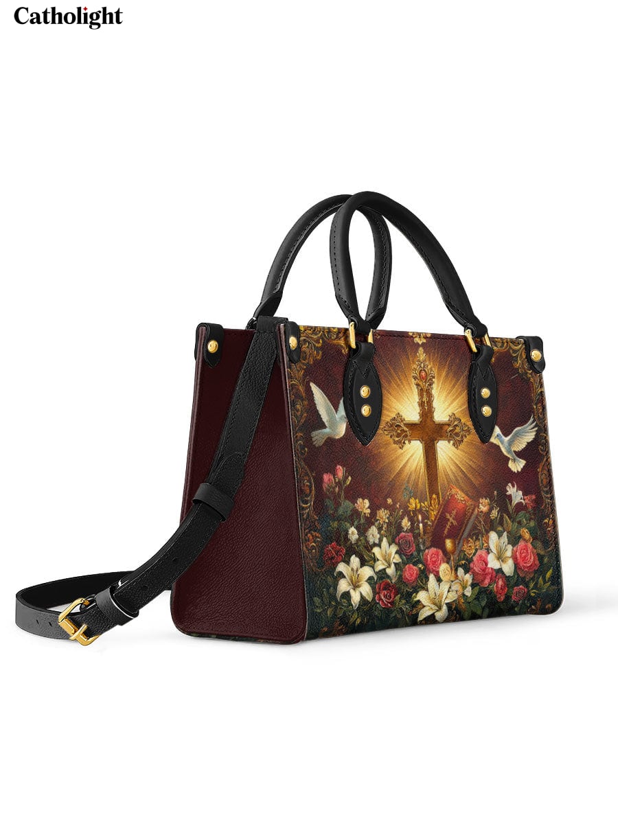 Divina  Radiance of the Cross Leather Bag