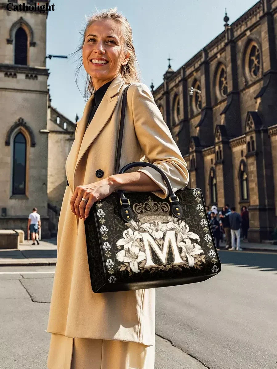 Divina  The Divine Monogram Leather Bag