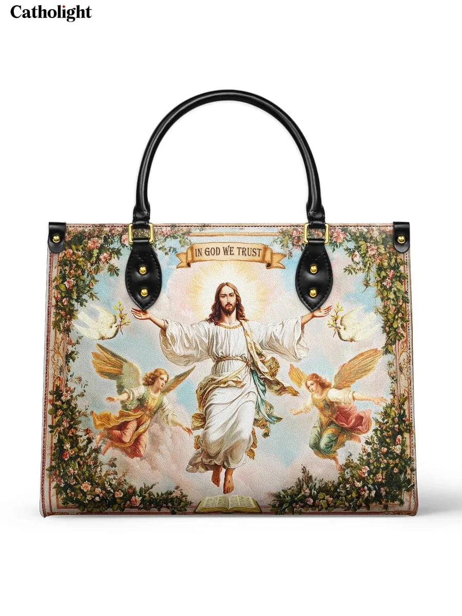 Divina  In God We Trust Leather Bag