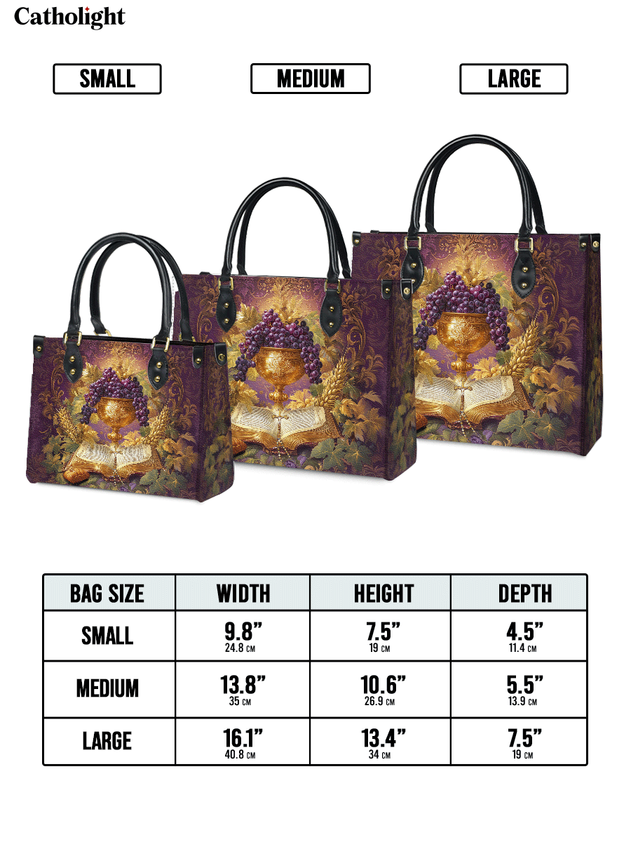 Divina  The Chalice of Abundance Leather Bag