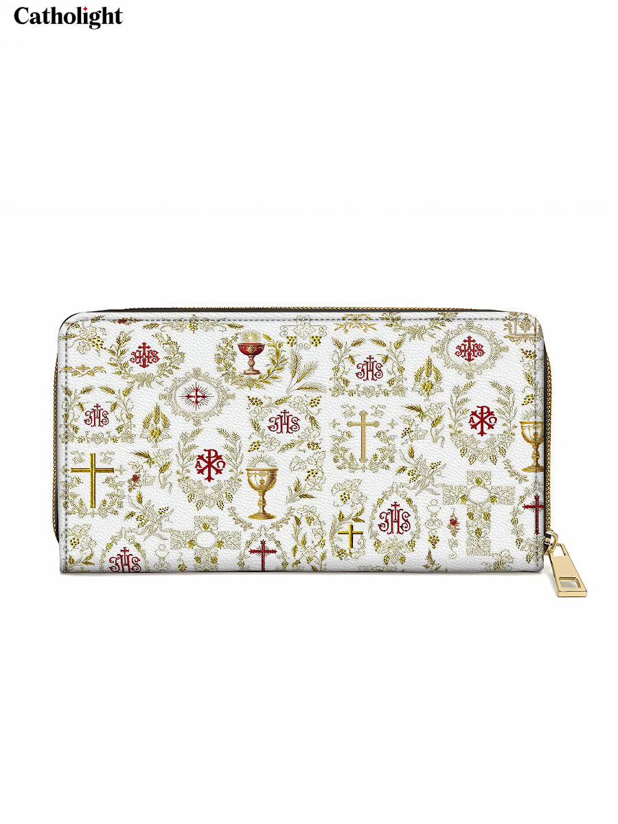 Divina  The Timeless Faith Leather Wallet Purse