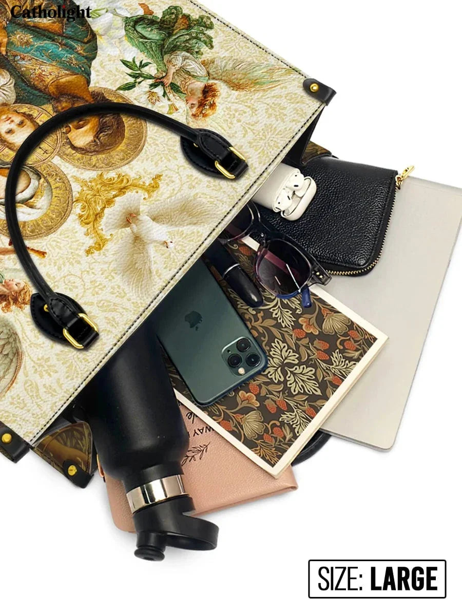 Divina Holy Family Sacred Leather Bag