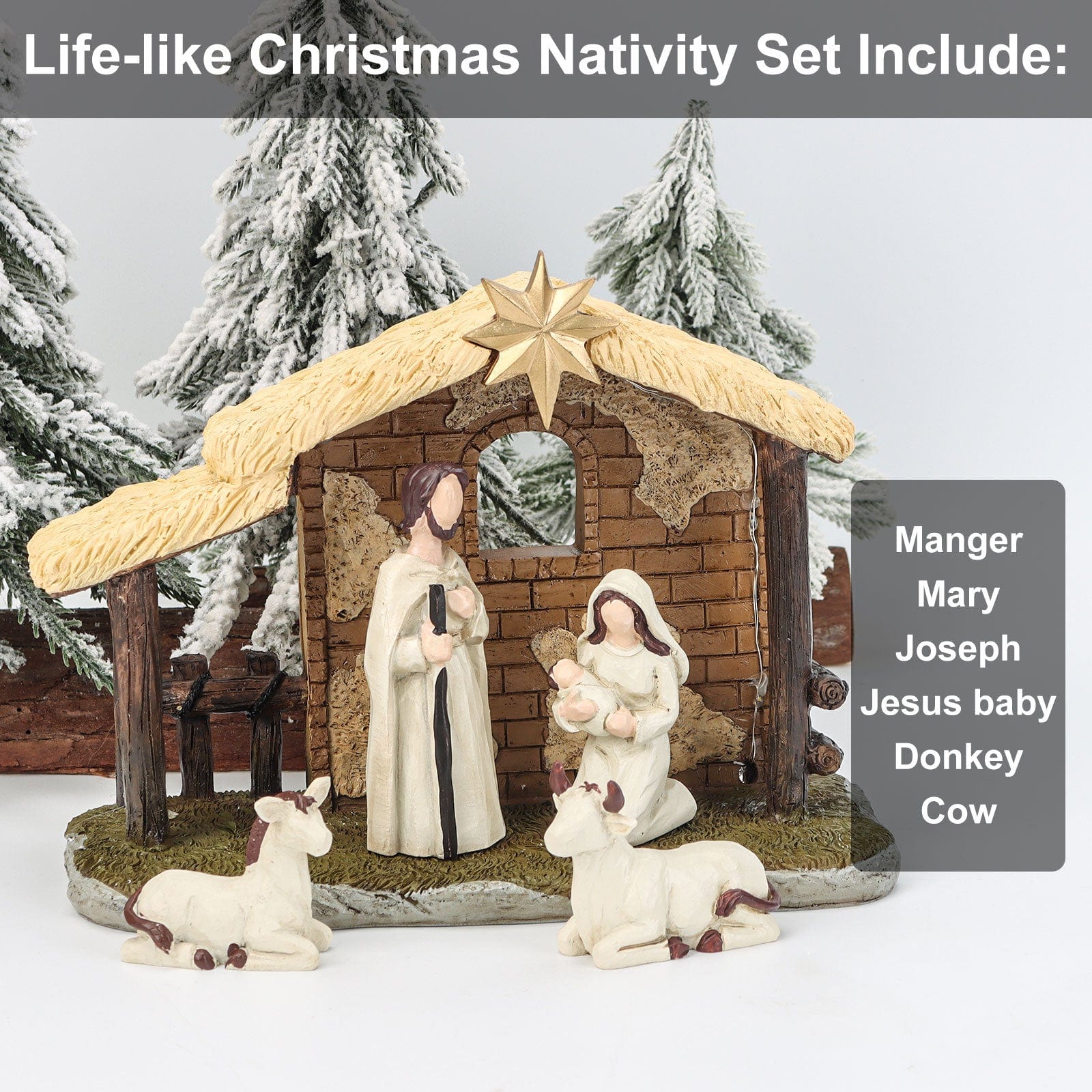 Jesus Descent Decor Set – 5pcs by Divina
