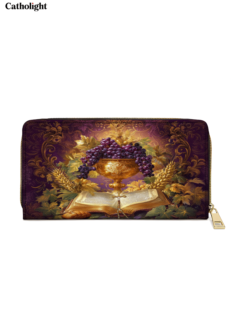 Divina  The Chalice of Abundance - Leather Wallet Purse