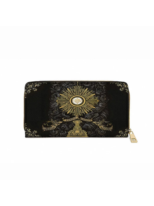 Free Matching Design Leather Wallet