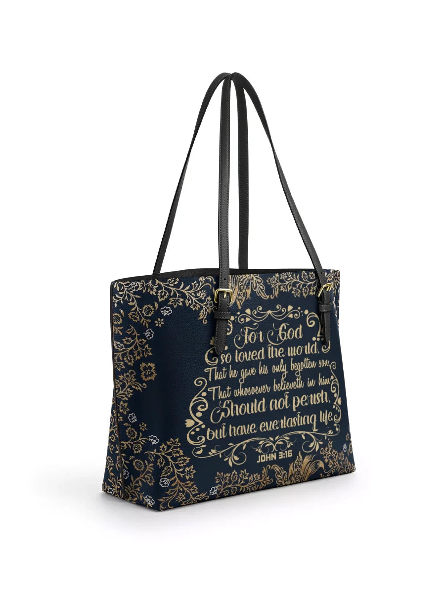 Divina Everlasting Life Leather Tote Bag
