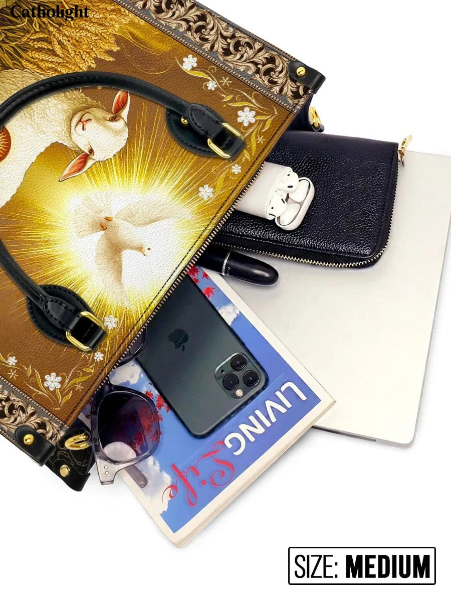 Divina  The Lamb Of Redemption Leather Bag