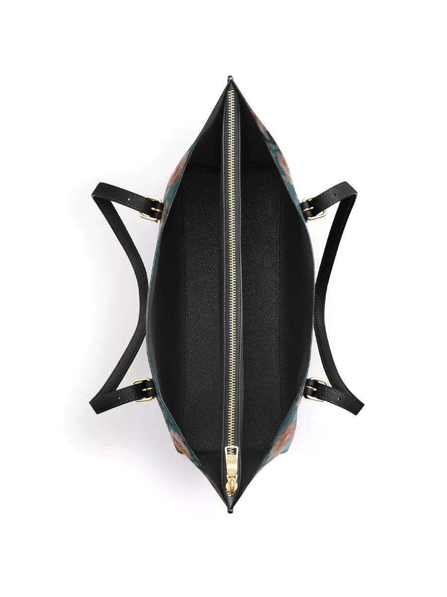 Divina  Celestial Love Keeper  Leather Tote Bag