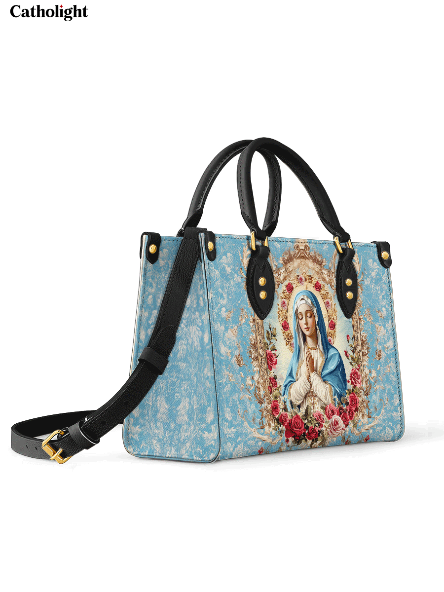 Divina  Our Lady of Grace Leather Bag