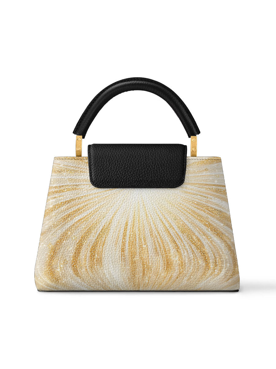 Divina Our Lady’s Eternal Glow Leather Satchel Bag